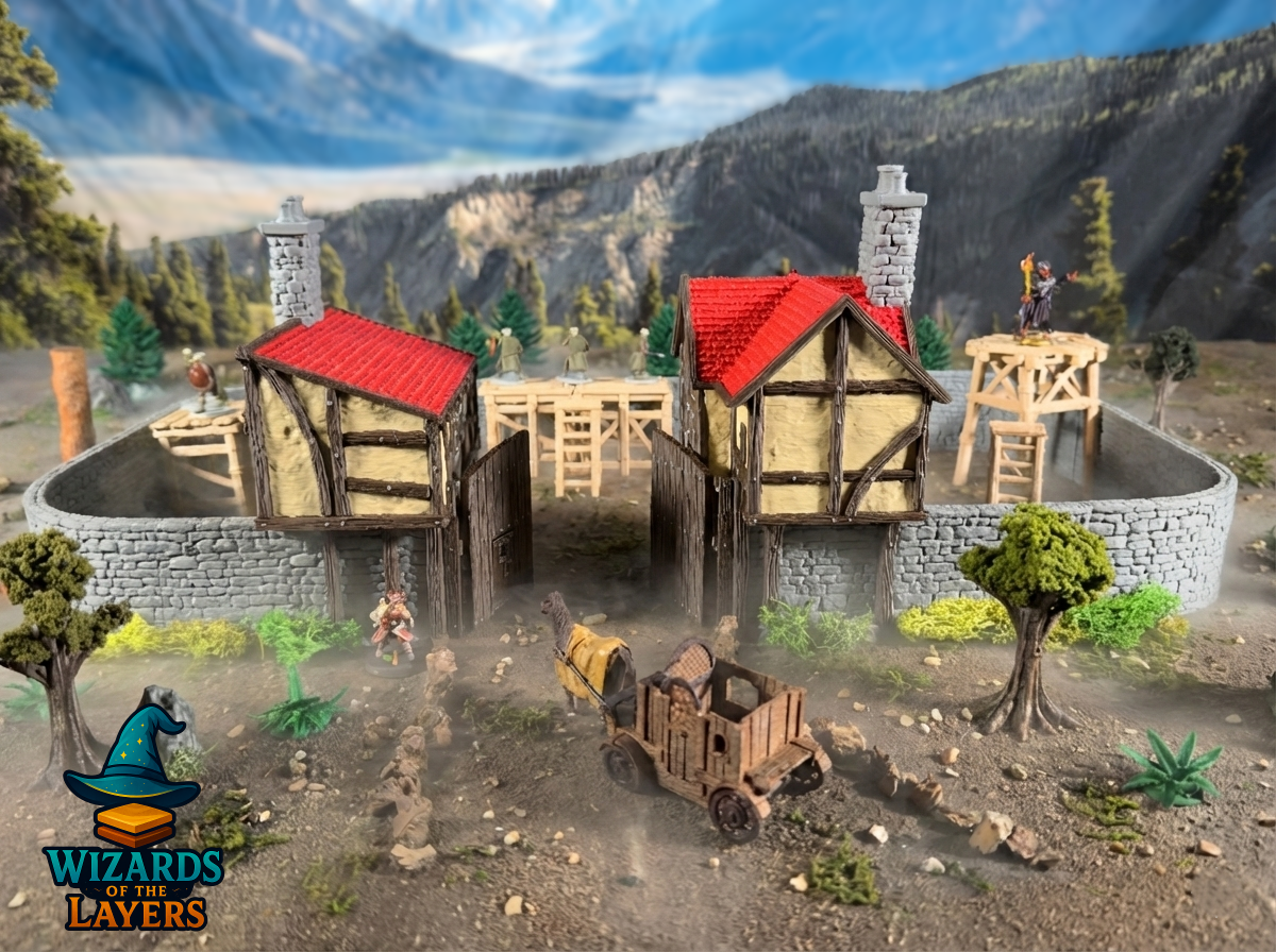 The Crimson Outpost Village Bundle – Complete Tabletop Set