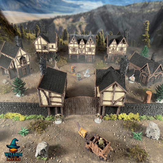 The Obsidian Keep Village Bundle – Complete Tabletop Set