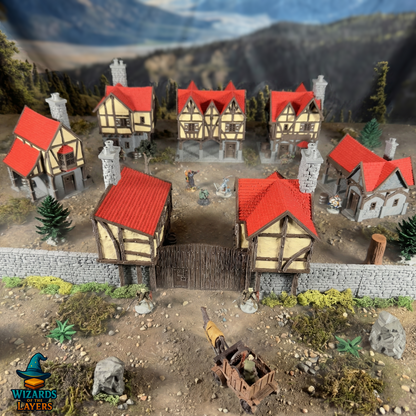 The Crimson Outpost Village Bundle – Complete Tabletop Set